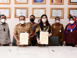 Bupati Batu Bara dan Rektor Unpri Teken MoU